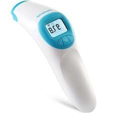Termómetro plástico de la exploración de la fiebre/no termómetro infrarrojo del cuerpo del contacto